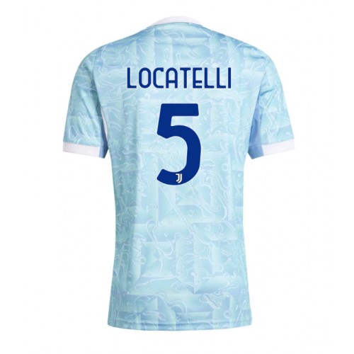 Camisa de Futebol Juventus Manuel Locatelli #5 Equipamento Secundário 2025-26 Manga Curta